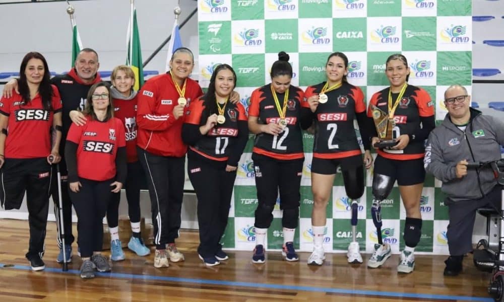 Time feminino do SESI Suzano derrota o SESI-SP e conquista o Brasileiro Sub-23 de vôlei sentado