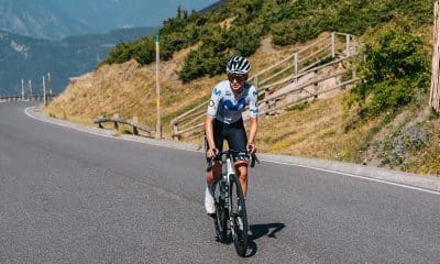 Na imagem, Tota Magalhães durante o treino de montanha em Andorra.