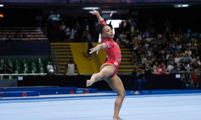 Lorrane Oliveira no Campeonato Brasileiro de ginástica artística