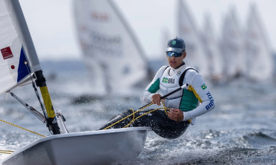Erik Scheidt mantém a liderança do mundial juvenil de ILCA 6.