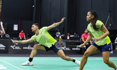 Fabrício Farias e Jaqueline Lima avançam nas duplas mistas do Mundial de Badminton.