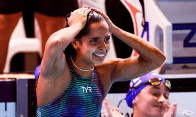 Giulia Carvalho e Leonardo Alcantara bateram recordes sul-americanos no primeiro dia do José Finkel, que teve 11 índices A para o Mundial.