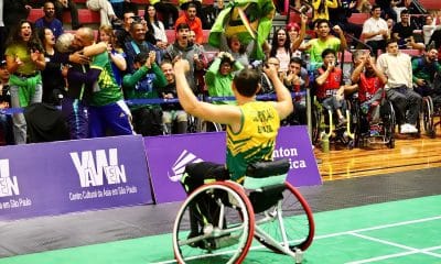 Marcelo Conceição no Internacional de Parabadminton do Brasil (Foto: divulgação/CBBd)