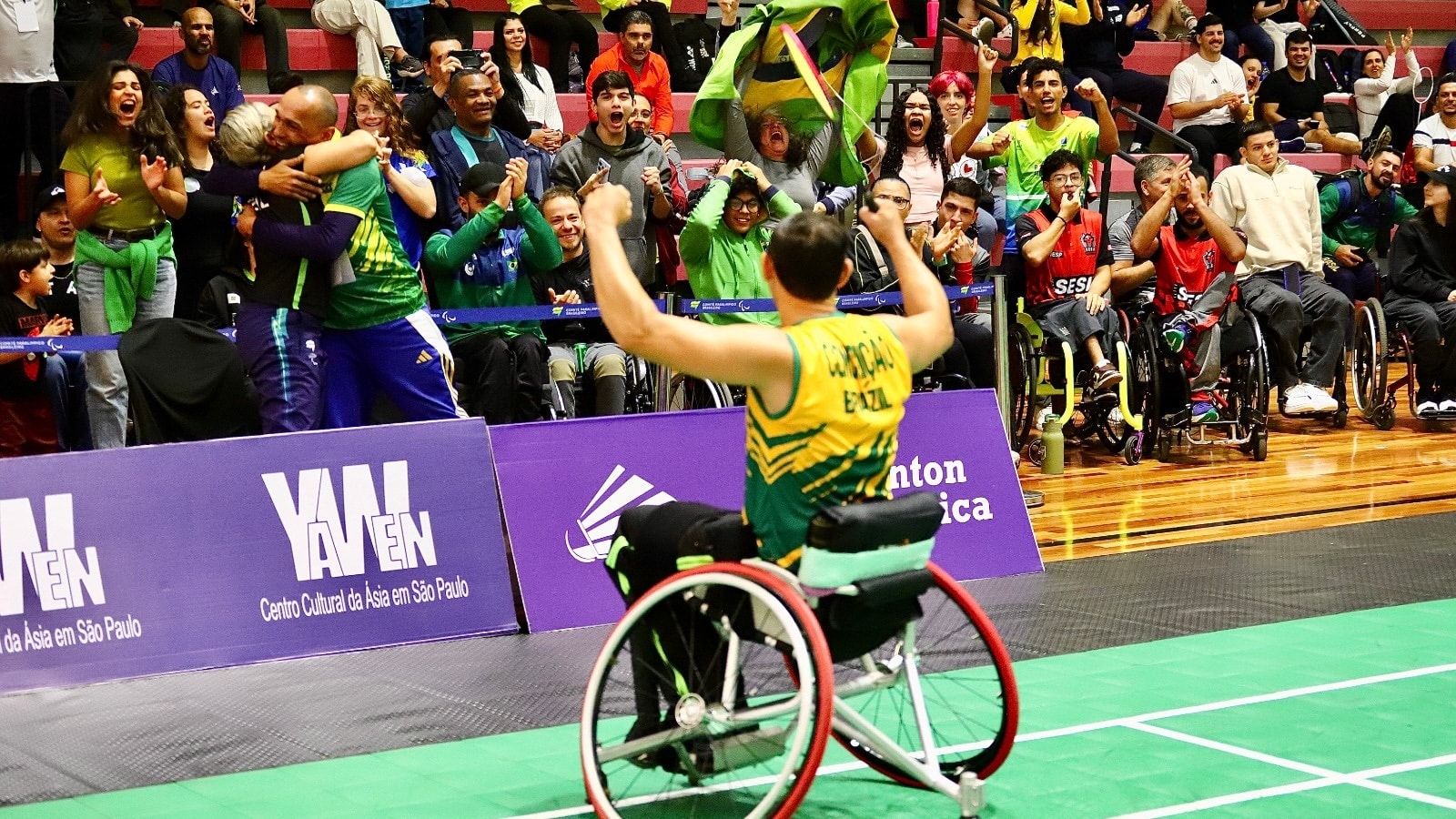 Marcelo Conceição no Internacional de Parabadminton do Brasil (Foto: divulgação/CBBd)