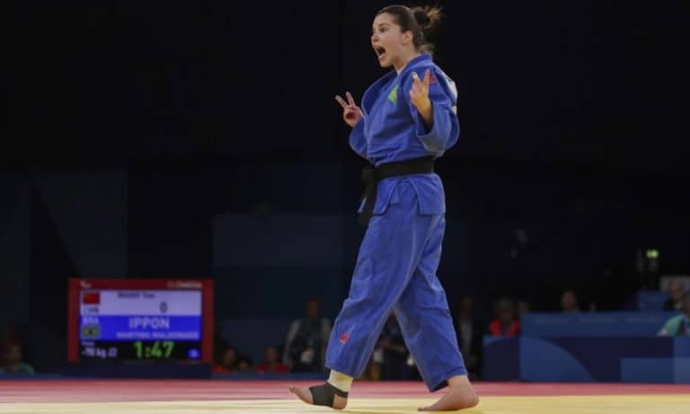 Alana Maldonado no Campeonato Mundial de Judô Paralímpico