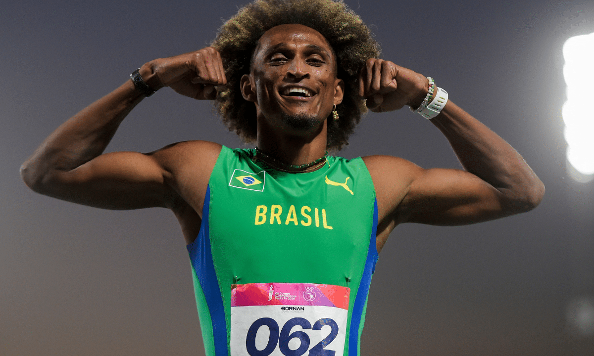 Alison dos Santos vai à final dos 400m e mira recorde sul-americano em Santa Fé