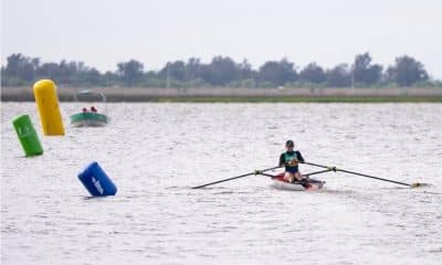 Ana Caroline Freire no remo costal nos Jogos Sul-Americanos de Santa Fé-2026