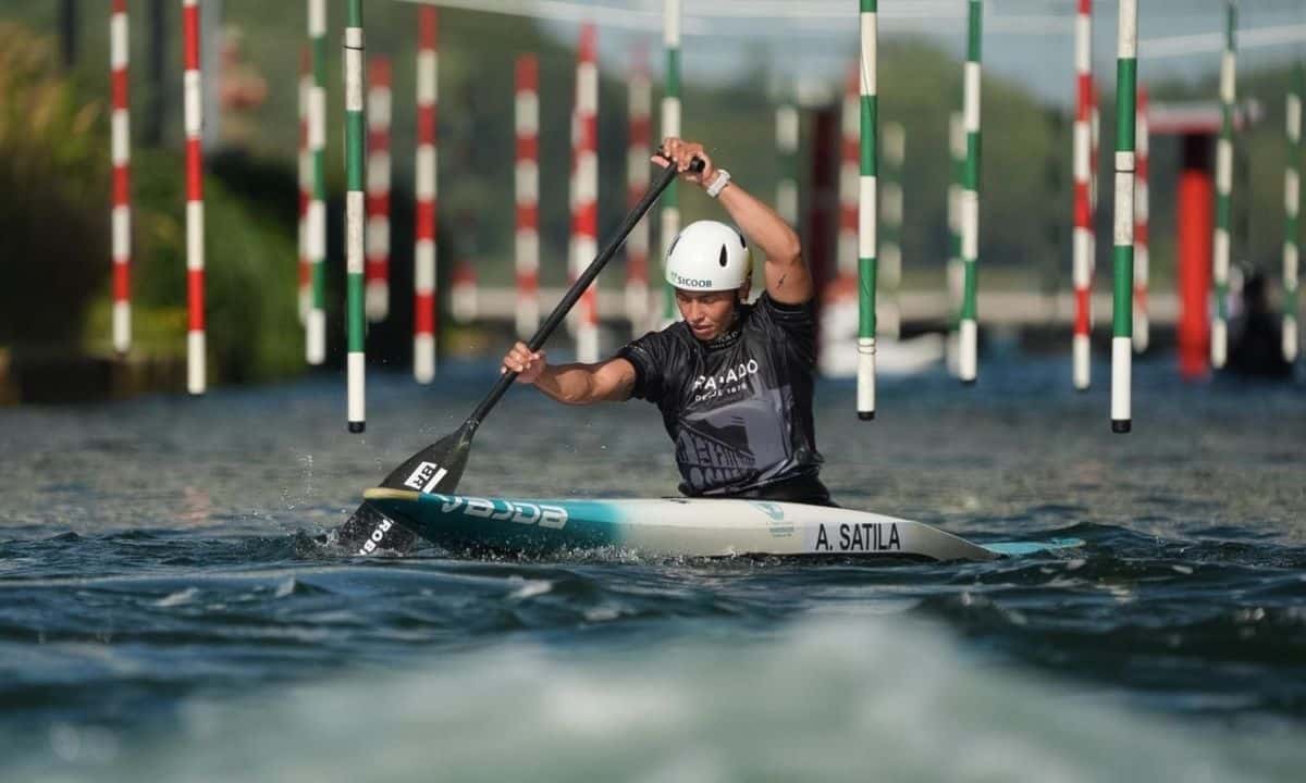 Ana Sátila na Copa do Mundo de Vaires-sur-Marne de Canoagem Slalom