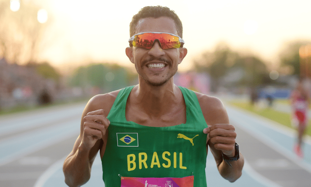 Walace Evangelista garantiu a prata nos 3000m com obstáculos (Foto: Alexandre Loureiro/COB)