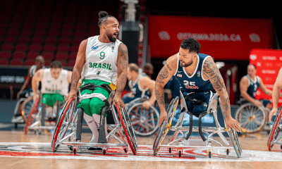 Brasil em ação no Mundial de basquete em CR; time buscará primeira vitória contra a Austrália, nas oitavas de final. (foto: Facebook/Ottawa 2026 IWBF Wheelchair Basketball World Championships)