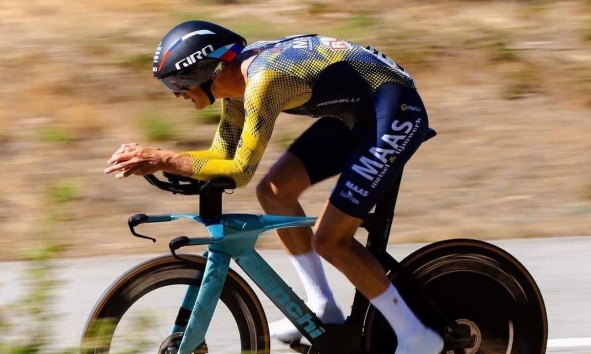 Dimas Felipe Mota completou a prova em 3h30min13s, e terminou na 54ª posição no Mundial de Ciclismo, no Canadá