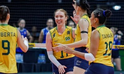 Júlia Bergmann exalta força do Brasil contra o Chile, principalmente no segundo set. Atleta vai enfrentar amiga por vaga olímpica em LA 2028
