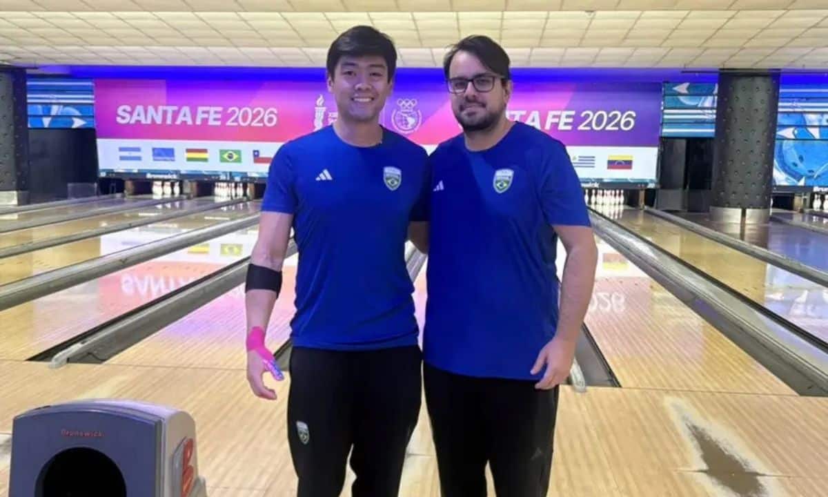 Julio Castello e William Hideki conquistam prata no boliche nas duplas masculinas nos Jogos Sul-Americanos de Santa Fé 2026