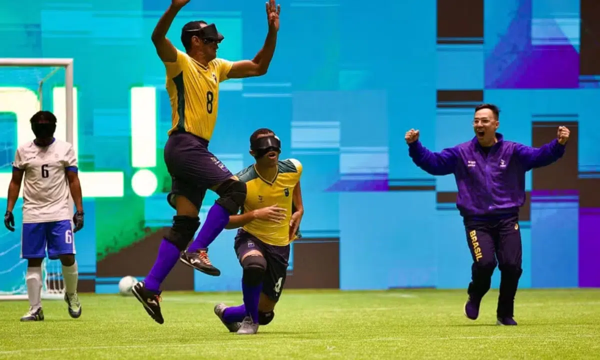 Brasil vence Colômbia e é heptacampeão da Copa América de cegos (Foto: Alessandra Cabral/CPB)