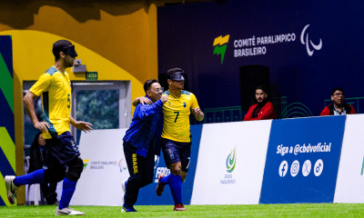 Brasil vence o Peru com goleada na Copa América de Futebol de Cegos
