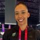 Brenda Padilha conquistou a medalha de bronze no caratê nos Jogos Sul-Americanos