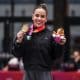 Camilla Lopes conquistou três medalha de ouro na ginástica de trampolim nos Jogos Sul-Americanos de Santa Fé 2016