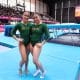 Camilla Lopes e Alice Gomes conquistam a medalha de ouro no trampolim sincronizado feminino nos Jogos Sul-Americanos