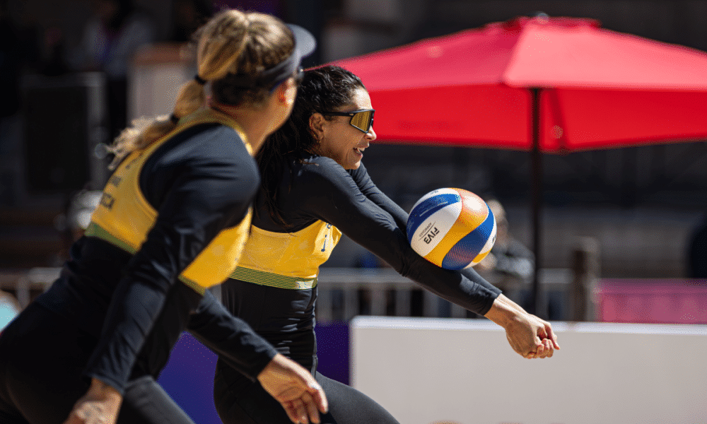 Carol e Rebecca - Vôlei de praia nos Jogos Sul-Americanos de Santa Fé 2026