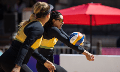 Carol e Rebecca - Vôlei de praia nos Jogos Sul-Americanos de Santa Fé 2026