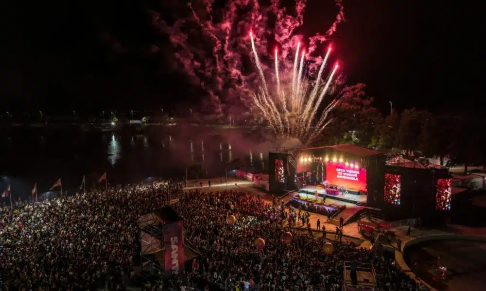 Cerimônia de encerramento dos Jogos Sul-Americanos Santa Fé 2026
