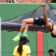 Enzo Gandolfe em ação no Campeonato Paulista de Atletismo Sub-16. (Foto: Claudio Antunes)