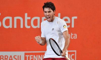 Eduardo Ribeiro enfrenta o compatriota Pedro Boscardin Dias nas quartas do Challenger de Buenos Aires II (Foto: João Pires/Fotojump)