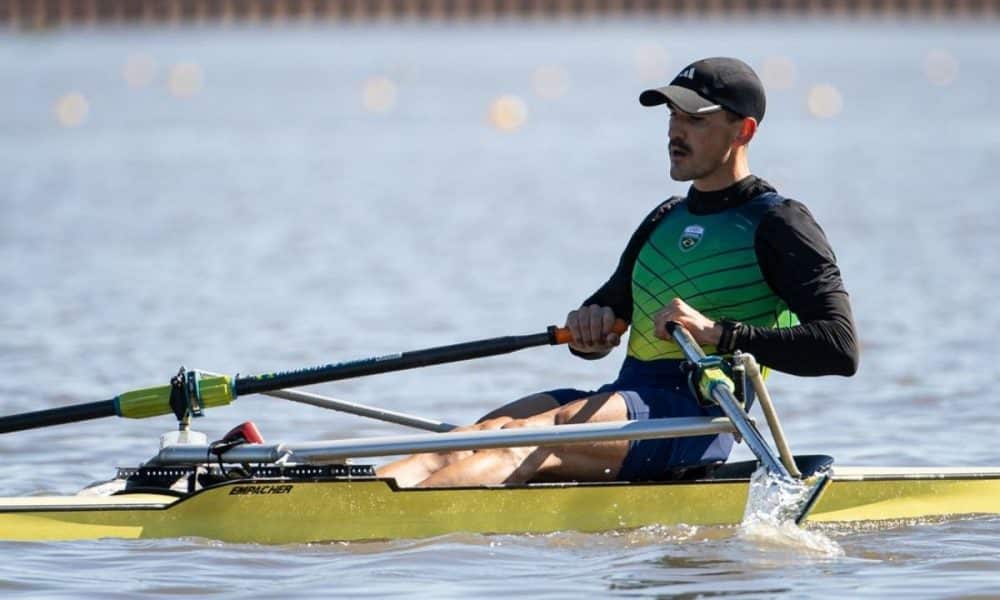 Evaldo Becker no Remo nos Jogos Sul-Americanos de Santa Fé-2026