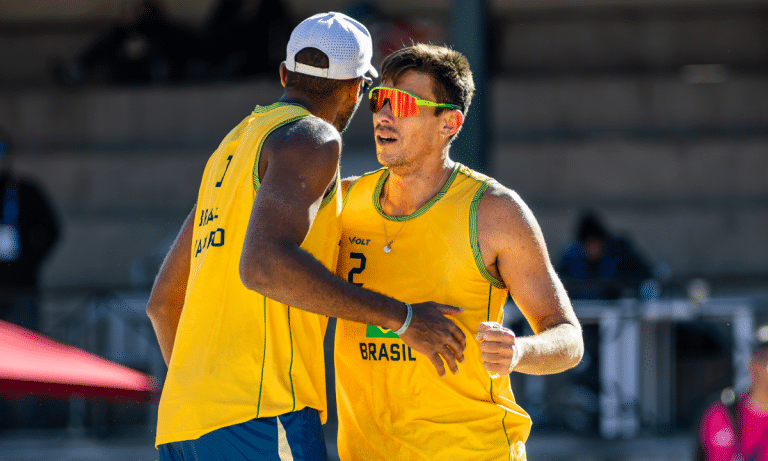 2026.09.12 - Jogos Sul-Americanos Santa Fé 2026 - Evandro e Arthur Lanci nos Jogos Sul-Americanos Santa Fé 2026. Vôlei de praia