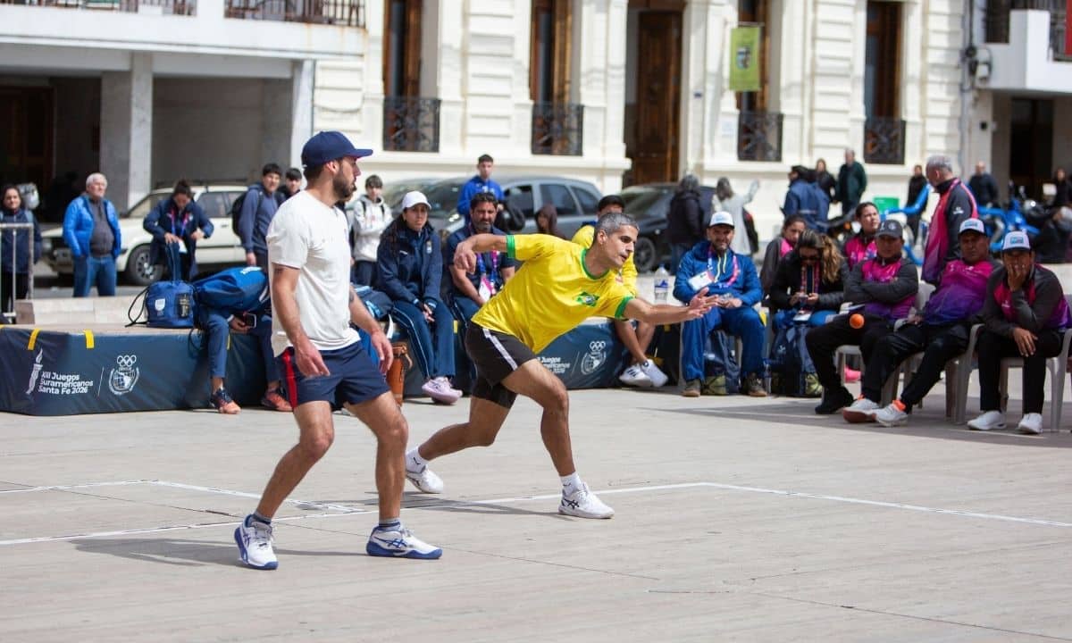 Filipe Otheguy vence última rodada da fase de grupos e avança invicto no Frontball nos Jogos Sul-Americanos de Santa Fé 2026