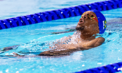 Gabriel Araújo - Gabrielzinho - nada no CT Paralímpico em São Paulo