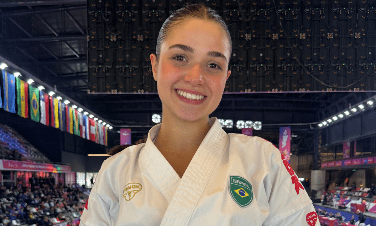 Gabrielle Henrique conquista medalha de ouro no kata feminino nos Jogos Sul-Americanos Santa Fé 2026