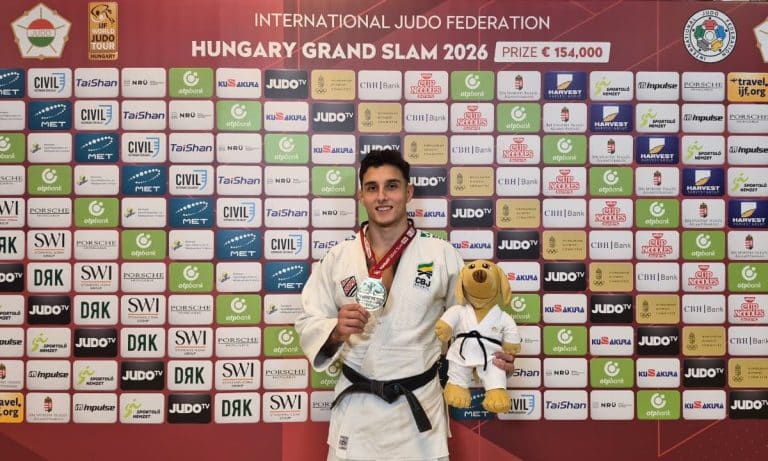 Guilherme Schmidt supera algozes de outros torneios para ficar com a medalha de ouro no Grand Slam de Budapeste