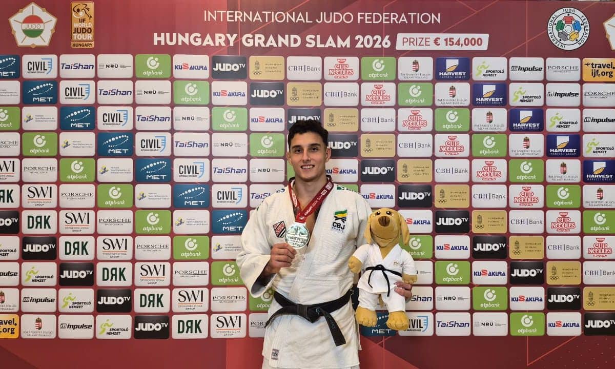 Guilherme Schmidt supera algozes de outros torneios para ficar com a medalha de ouro no Grand Slam de Budapeste