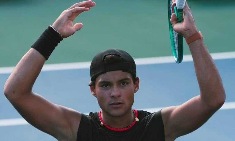 Luis Guto Miguel no US Open 2026 de Tênis (Foto: @aurea.content)
