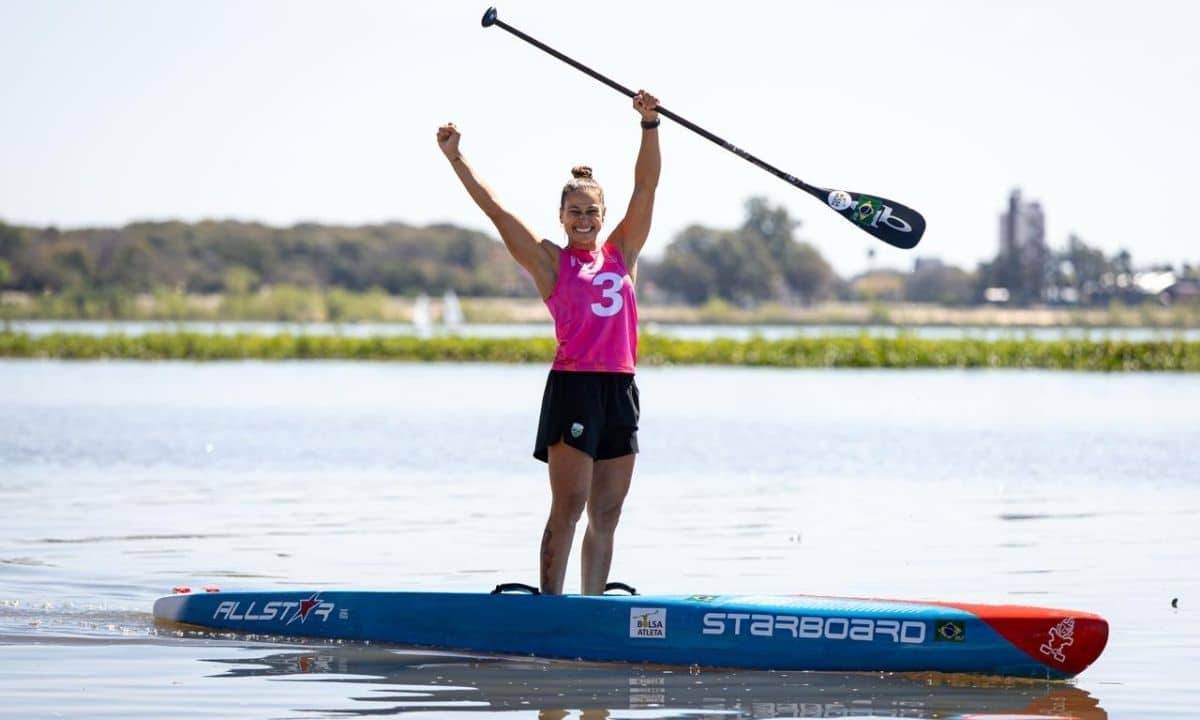 Jéssica Matos garante bronze no Stand Up Paddle nos Jogos Sul-Americanos na prova de Sprint feminino
