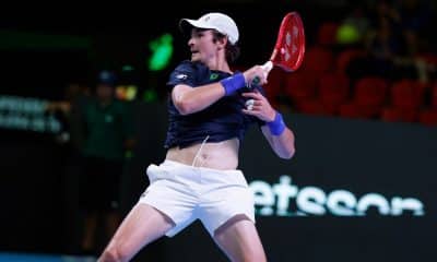 João Fonseca na Copa Davis, Brasil x Suíça, tênis