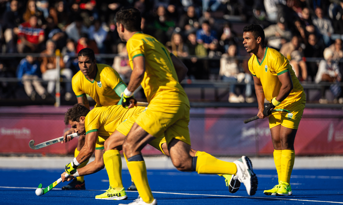 Jogos Sul-Americanos Santa Fé 2026 - Hóquei sobre Grama - Jogo entre Brasil x Uruguai.
