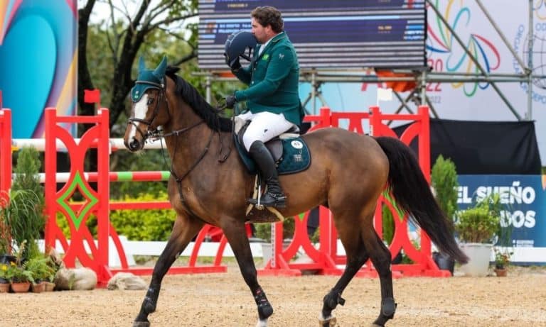José Reynoso, hipismo saltos, nos Jogos Sul-Americanos
