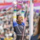 Jogos Sul-Americanos Santa Fé 2026 - Ginástica artística, disputa por aparelhos. Invencible Arena. Na foto, a atleta Júlia Coutinho, medalha de bronze nas barras assimétricas