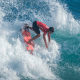 Brasil avança com seus seis surfistas no Sub-18 do Mundial Júnior da ISA. Kalani, Maria Clara e Valentina vencem baterias em El Salvador