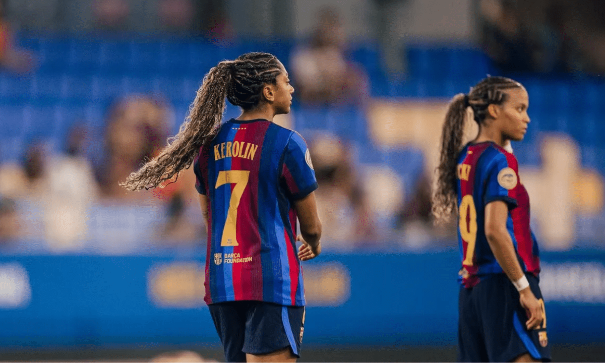 Kerolin vai bem em goleada do Barcelona no Campeonato Espanhol