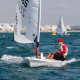 Kiko Dalri está na primeira posição no Mundial ILCA 6 após quatro regatas (Foto: Vilamoura Sailing)