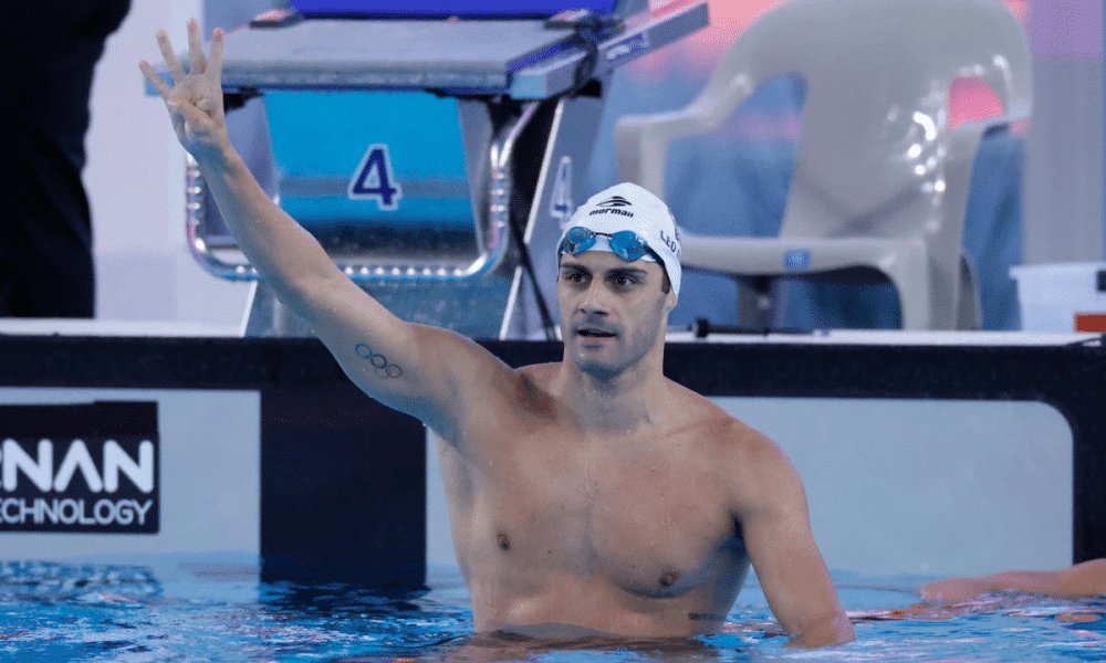 Leonardo de Deus na natação dos Jogos Sul-Americanos Santa Fé 2026 - 200m borboleta