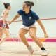 Laura Silva em ação no squash nos Jogos Sul-Americanos 2026