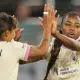 Ludmilla comemorando o gol marcado (Foto: Instagram @sandiegowavefc)