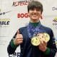 Marcus Pinto número 1 cadete sabre esgrima