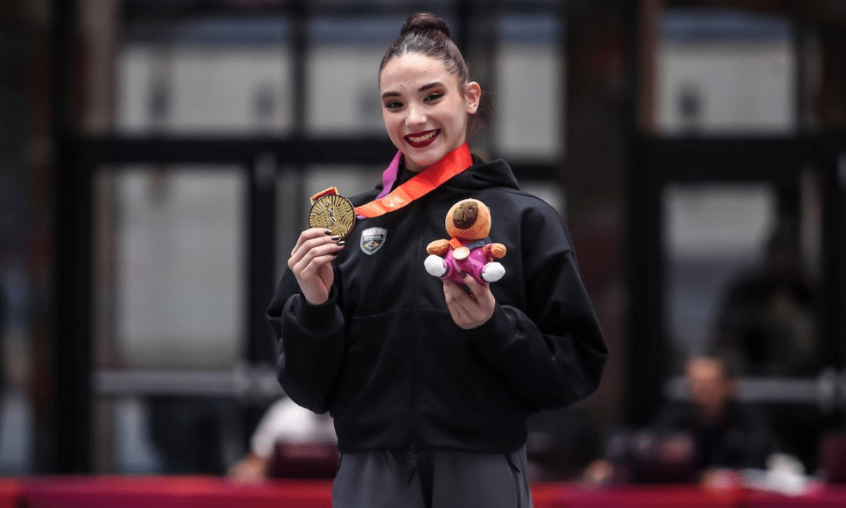 Maria Alexandre conquistou 5 medalhas nos Jogos Sul-Americanos