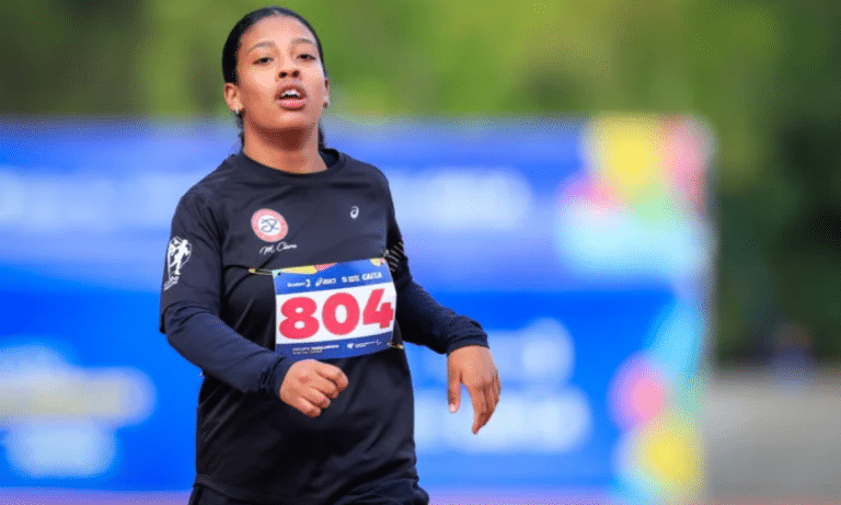 Maria Clara Araújo corre abaixo de recorde na abertura do Grand Prix de Cali