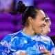 Na imagem, Marta com uniforme de aquecimento do Orlando Pride.